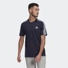 Áo Phông Adidas Chính Hãng - Essentials 3-Stripes Tee - Màu Xanh | JapanSport GL3734