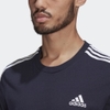 Áo Phông Adidas Chính Hãng - Essentials 3-Stripes Tee - Màu Xanh | JapanSport GL3734