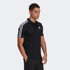 Áo Polo Adidas Chính hãng - Primeblue Designed To Move Sport 3-Stripes - Nam - Đen | JapanSport GM2075