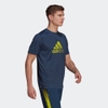 Áo Adidas Chính hãng - Designed 2 Move Activated Tech AEROREADY Tee Nam - Xanh | JapanSport GM2164