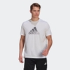 Áo Phông Adidas Chính hãng - Designed 2 Move Activated Tech AEROREADY Tee Nam - Trắng | JapanSport GM8348