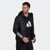 Áo Khoác Adidas Chính Hãng - ITAVIC 3-STRIPES LIGHT HOODED JACKET - Đen | JapanSport GT1681