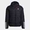 Áo Khoác Adidas Chính Hãng - ITAVIC 3-STRIPES LIGHT HOODED JACKET - Đen | JapanSport GT1681