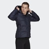 Áo Khoác Nữ Lông vũ Adidas Chính hãng - Essentials Midweight Down Hooded - Navy | JapanSport GT9170