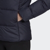 Áo Khoác Nữ Lông vũ Adidas Chính hãng - Essentials Midweight Down Hooded - Navy | JapanSport GT9170
