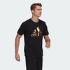 Áo Phông Adidas Nam Chính Hãng - Black Foil Logo Graphic Tee - Đen | JapanSport GV2913