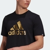 Áo Phông Adidas Nam Chính Hãng - Black Foil Logo Graphic Tee - Đen | JapanSport GV2913