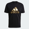 Áo Phông Adidas Nam Chính Hãng - Black Foil Logo Graphic Tee - Đen | JapanSport GV2913