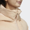 Áo Khoác Adidas Chính hãng - Faux suede Puffer down - Nude - Nữ | JapanSport H20808