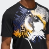 Áo Phông Adidas Chính hãng - Harden Abstraction Graphic Tee Nam - Đen | JapanSport H62286