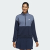 Áo Khoác Adidas Nữ Chính Hãng - Half-Zip Jacket - Màu Navy | JapanSport JE7402