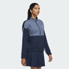 Áo Khoác Adidas Nữ Chính Hãng - Half-Zip Jacket - Màu Navy | JapanSport JE7402