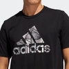 Áo Phông Adidas Nam Chính Hãng - FOIL BADGE OF SPORT GRAPHIC TEE - Đen | JapanSport HE4789