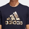 Áo Phông Adidas Nam Chính Hãng - FOIL BADGE OF SPORT GRAPHIC TEE - Navy | JapanSport HE4790