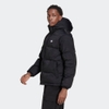 Áo Khoác Adidas Nam Chính Hãng - Rekive Down Regen Hooded Puffer Jacket - Đen Vân | JapanSport HL9218