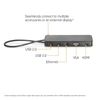 【Đã qua sử dụng】Hub chuyển đổi đa dụng HP Spectre USB-C Travel Dock - Đen | JapanSport