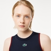 Áo Bra Lacoste nữ Chính hãng - Stretch Sports Bra - Màu Navy | JapanSport IF1015-51-PHP