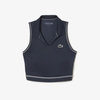 Áo Polo Lacoste nữ Chính hãng - Sport Polo Style Sports Bra - Màu Xanh Đen | JapanSport IF4913-51-KXE