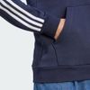 Áo Khoác Adidas Chính Hãng - Essentials 3S Hoody Shirts - Xanh | JapanSport IJ6473