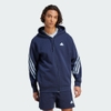 Áo Khoác Adidas Chính Hãng - Future Icons 3-Stripes Zipper Hoodie - Xanh | JapanSport IJ8879