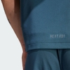 Áo Phông Adidas Nam Chính Hãng - HEAT.RDY HIIT ELEVATED TRAINING TEE - Xanh | JapanSport IM1105