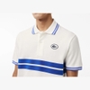 Áo Polo Lacoste Chính hãng - Regular Fit Logo Stripe Stretch Cotton - Màu Trắng | JapanSport PH2759-51-IUP