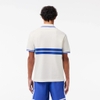 Áo Polo Lacoste Chính hãng - Regular Fit Logo Stripe Stretch Cotton - Màu Trắng | JapanSport PH2759-51-IUP
