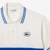 Áo Polo Lacoste Chính hãng - Regular Fit Logo Stripe Stretch Cotton - Màu Trắng | JapanSport PH2759-51-IUP
