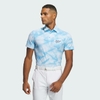 Áo Polo Adidas Nam Chính Hãng - PLAYGREEN Printed Stretch Dry T-Shirt - Màu Xanh/Trắng | JapanSport IN9044