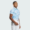 Áo Polo Adidas Nam Chính Hãng - PLAYGREEN Printed Stretch Dry T-Shirt - Màu Xanh/Trắng | JapanSport IN9044