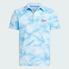 Áo Polo Adidas Nam Chính Hãng - PLAYGREEN Printed Stretch Dry T-Shirt - Màu Xanh/Trắng | JapanSport IN9044