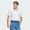 Áo Polo Adidas Nam Chính Hãng - Monogram Play Green AEROREADY - Màu Trắng | JapanSport IN9047