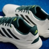 Giày Tennis Adidas Chính Hãng - Courtjam Control 3 - Màu Trắng Xanh | JapanSport JH5135