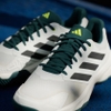 Giày Tennis Adidas Chính Hãng - Courtjam Control 3 - Màu Trắng Xanh | JapanSport JH5135