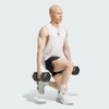 Áo ba lỗ Adidas Nam Chính Hãng - Les Mills Graphic Tank Top - Màu Trắng | JapanSport JJ1434