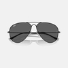 Kính Ray-Ban Chính hãng - OLD AVIATOR Sunglasses in Black and Dark Grey - RB3825 002/B1 62 - Nam | JapanSport