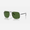 Kính Ray-Ban Chính Hãng - Sunglasses in Silver and Dark Green - RB3699 003/P1 59mm | JapanSport