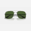 Kính Ray-Ban Chính Hãng - Sunglasses in Silver and Dark Green - RB3699 003/P1 59mm | JapanSport