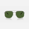 Kính Ray-Ban Chính Hãng - Sunglasses in Silver and Dark Green - RB3699 003/P1 59mm | JapanSport
