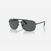 Kính Ray-Ban Chính hãng -  Sunglasses in Black and Dark Grey - RB3796 002/B1 59 mm - Nam | JapanSport