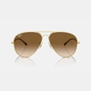 Kính Ray-Ban Chính hãng - Polished Arista Gold Clear & Brown - RB3825 001/51 62-14 - Nam | JapanSport