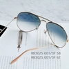 Kính Ray-Ban Chính hãng - RB3025 001/3F 58mm Aviator Gradient Light Blue Unisex Sunglasses | JapanSport