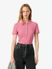 Áo Polo Lacoste nữ Chính hãng - L.12.D Slim Fit Stretch Petit Piqué - Màu hồng | JapanSport PF5462-51-B1I