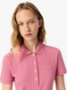 Áo Polo Lacoste nữ Chính hãng - L.12.D Slim Fit Stretch Petit Piqué - Màu hồng | JapanSport PF5462-51-B1I