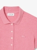 Áo Polo Lacoste nữ Chính hãng - L.12.D Slim Fit Stretch Petit Piqué - Màu hồng | JapanSport PF5462-51-B1I