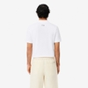 Áo Polo Lacoste Chính hãng - Regular Fit Miami Open Graphic - Màu Trắng | JapanSport DH8632-51-001