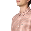Áo Sơ Mi Lacoste Chính Hãng - Regular Fit Stretch Plaid Shirt - Màu | JapanSport CH1343-51-H2I
