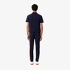 Quần Dài Lacoste Chính hãng - Tapered Leg Sweatpants - Màu Navy Blue / Bordeaux | JapanSport XH2846-51-IE3