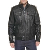 Áo Khoác da Levi's Chính Hãng - Men's Faux Leather 2-Pocket Sherpa Lined Jacket - Màu Nâu | JapanSport LM3RU805-blk