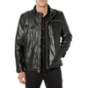 Áo Khoác Levi's Chính Hãng - Faux Leather Aviator Bomber Jacket - Màu đen | JapanSport LM2RU457-blk